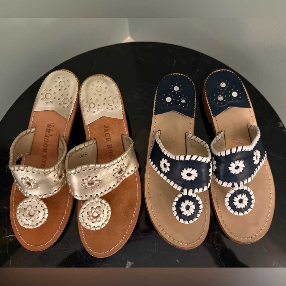 JACK ROGERS SANDALS - TWO PAIRS!!! - Picture 3 of 7